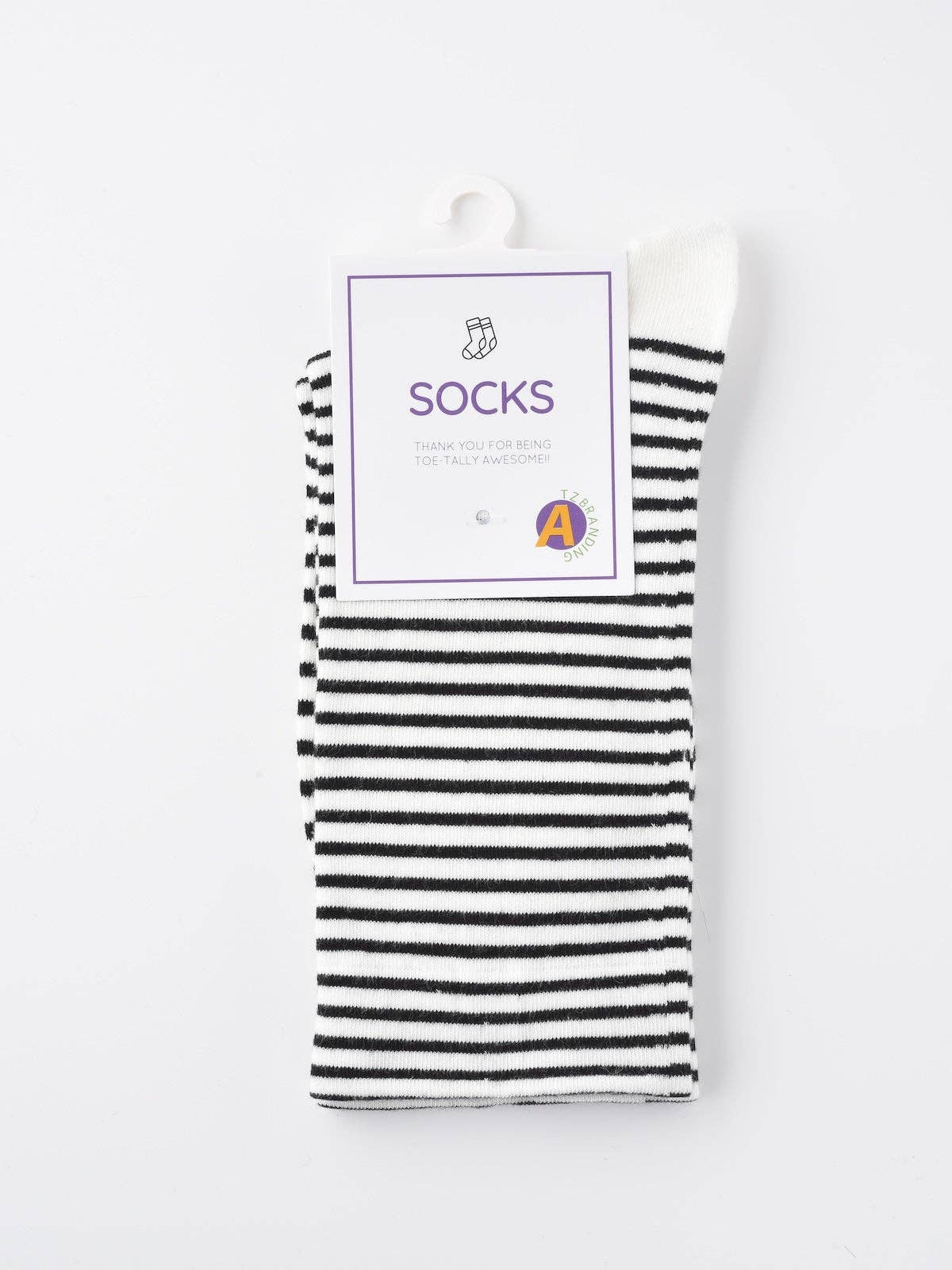 Striped Mid-Calf Socks
