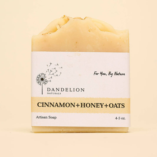 Cinnamon Honey Oats Bar Soap | All Natural Artisan Soap Bar