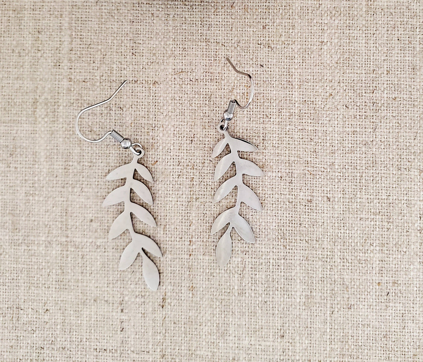 Stainless Steel Branch Earrings