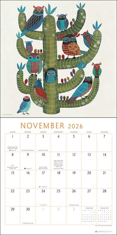 Feathered Friends 2026 Wall Calendar by Geninne D Zlatkis