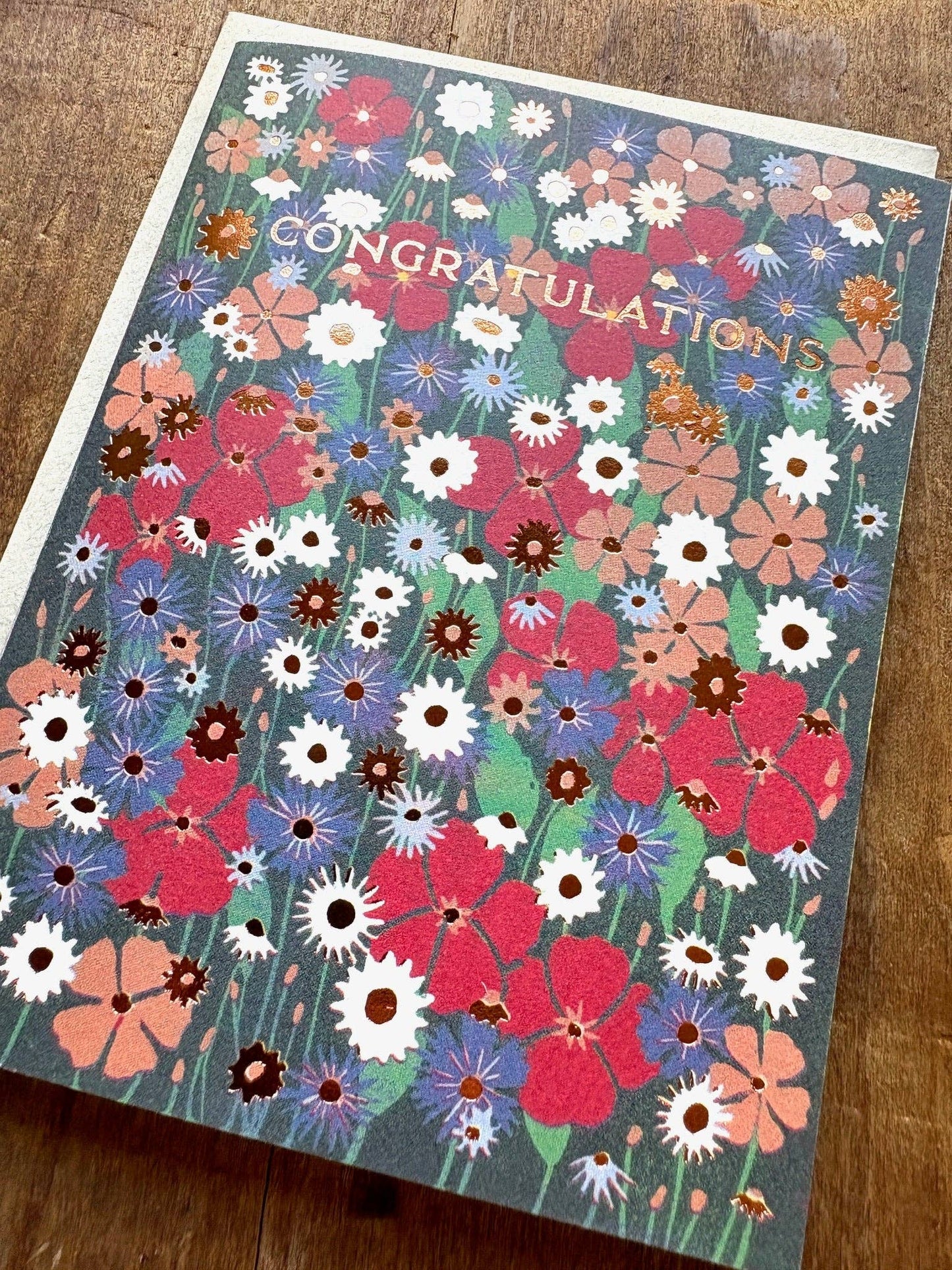 "Congratulations," Greeting Card