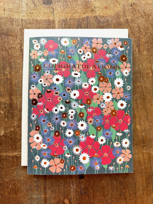 "Congratulations," Greeting Card