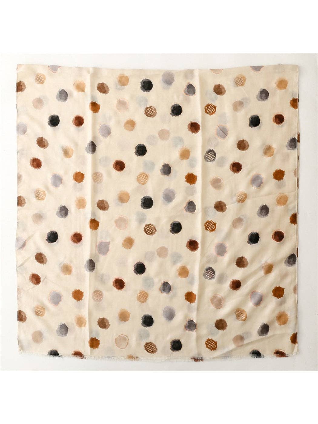 Scarvii - Soft Brush Spot Lightweight Scarf