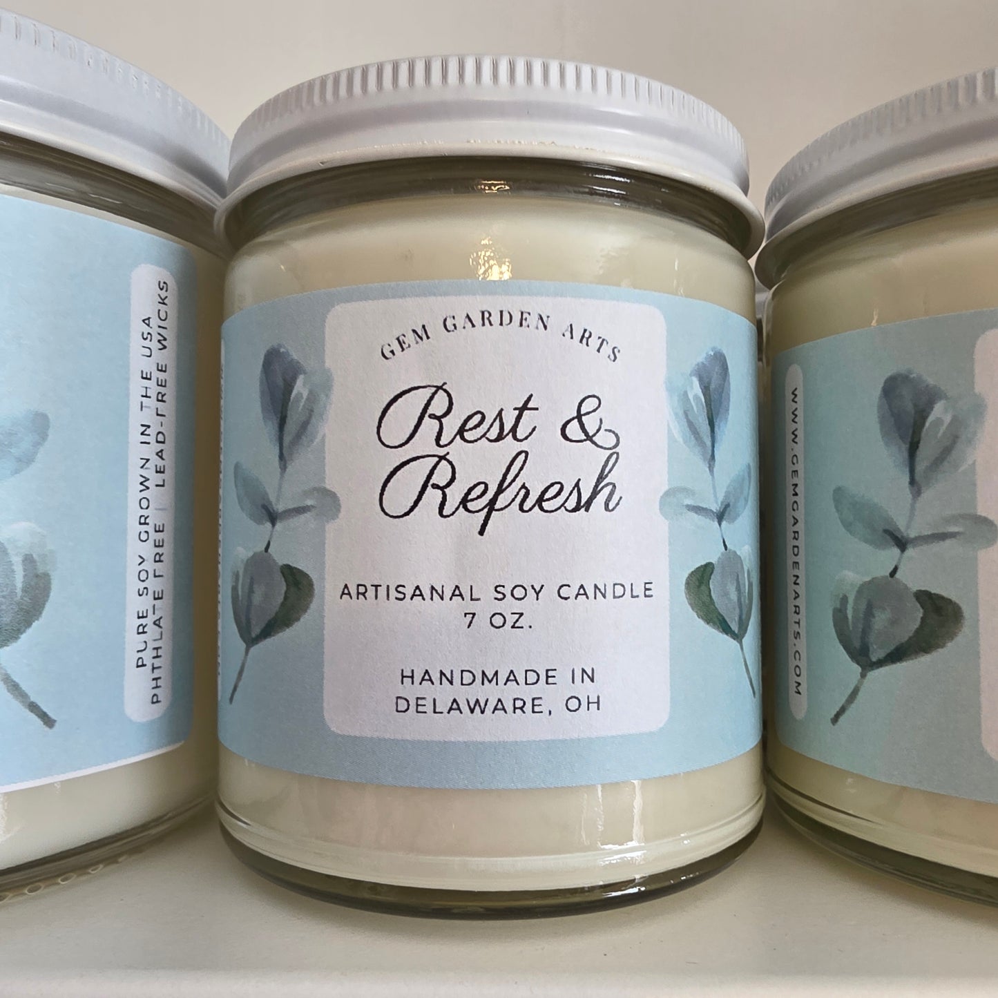 Rest & Refresh Handmade Soy Candles
