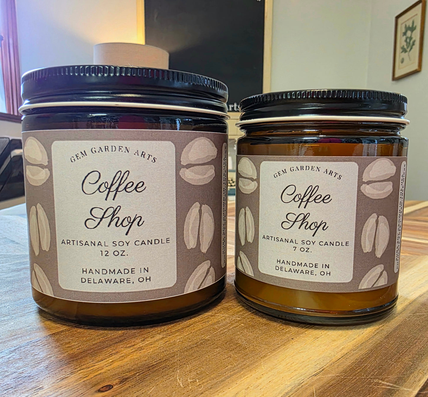 Coffee Shop Handmade Soy Candles and Wax Melts