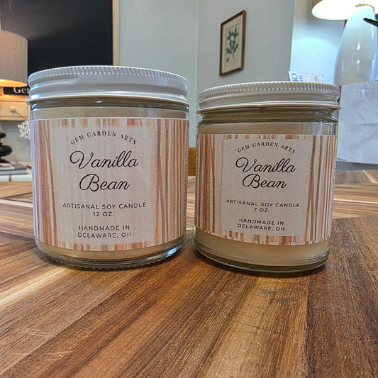 Vanilla Bean Handmade Soy Candles and Wax Melts