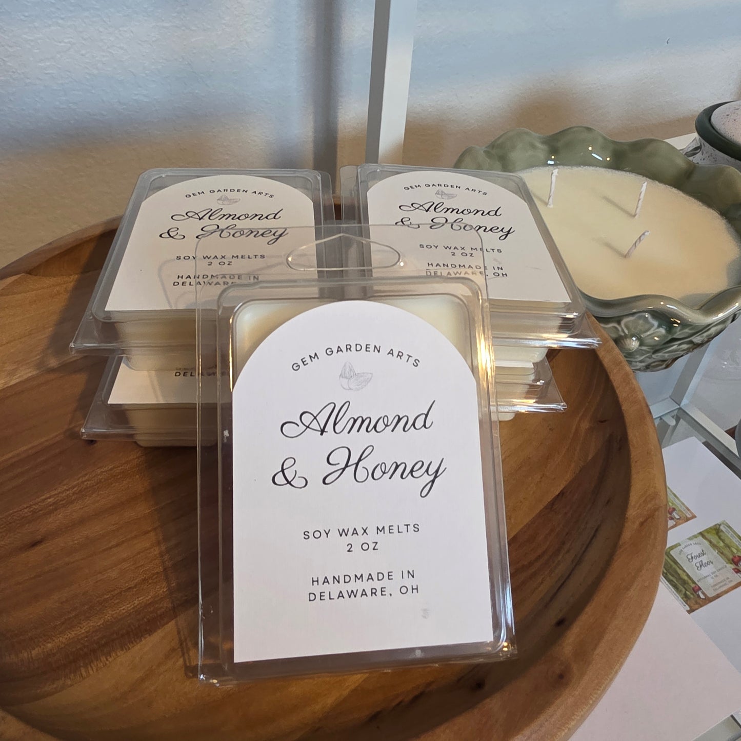 Almond & Honey Hand-Poured Soy Wax Melts, 2 oz